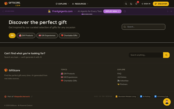 GiftScore - Find the perfect gift — Find the perfect gift every time