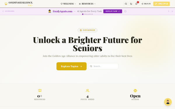 Golden Age Alliance — Empowering Seniors for a Brighter Tomorrow