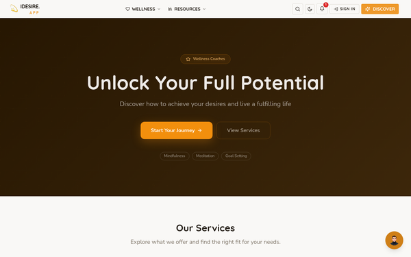 IDesire - Personal Development and Wellness — Discover and fulfill your deepest desires