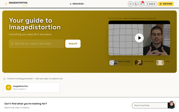 Entries Starting with 0–9 — Imagedistortion