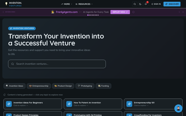 Invention Ventures — Empowering Innovation and Entrepreneurship