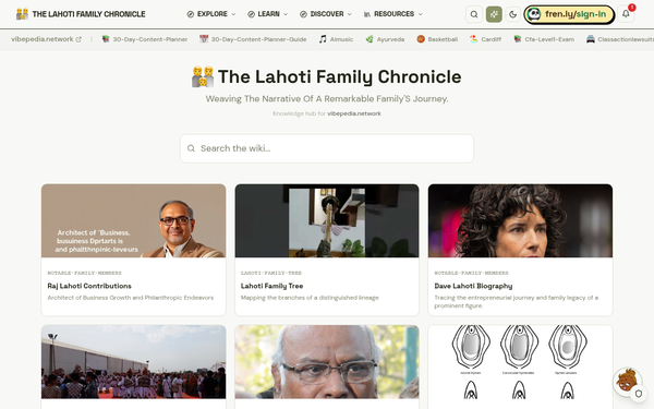 Lahotifamily | Weaving the narrative of a remarkable family's journey.