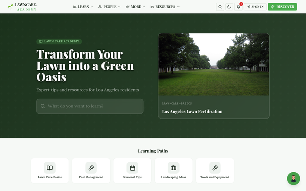 Lawn Care Academy - Los Angeles — Master the Art of Lawn Care in Los Angeles