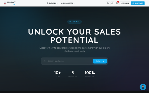 LeadMat - Sales and Marketing Solutions — Transforming Leads into Customers