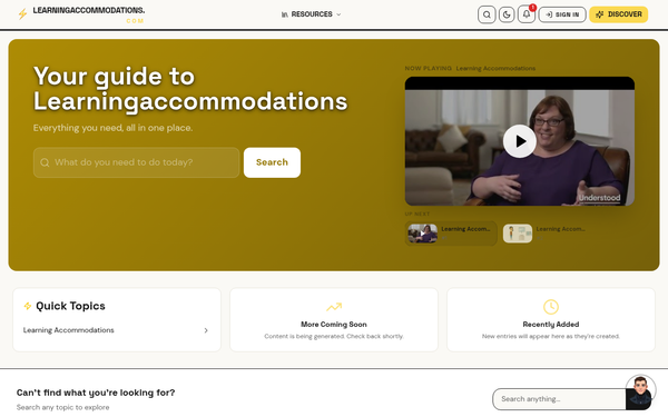 Learningaccommodations — Your guide to Learningaccommodations