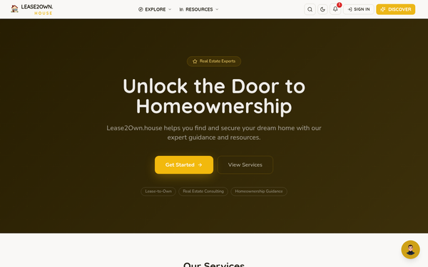 Lease2Own.house - Lease to Own Homes Made Easy