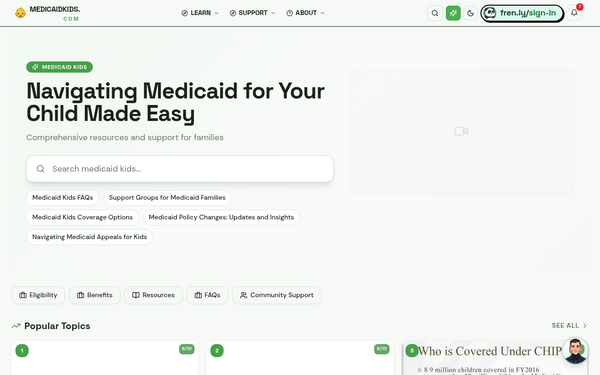 Entries: K | Medicaid Kids