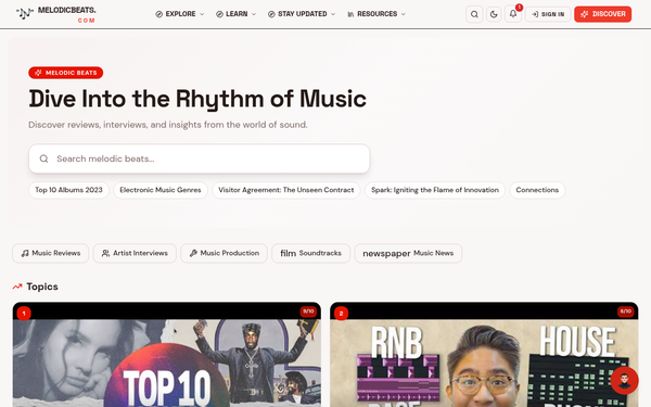 Melodic Beats — Vibrant, Inclusive, Passionate