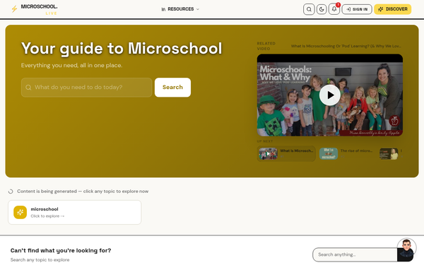 Education Guides | Microschool Live