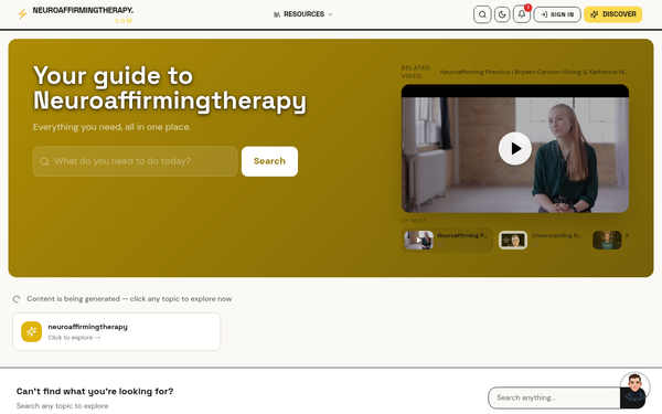 Neuroaffirmingtherapy — Your guide to Neuroaffirmingtherapy