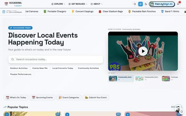 Submit Your Event Guides | Occasions Today