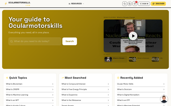 Technology Guides | Ocular Motor Skills