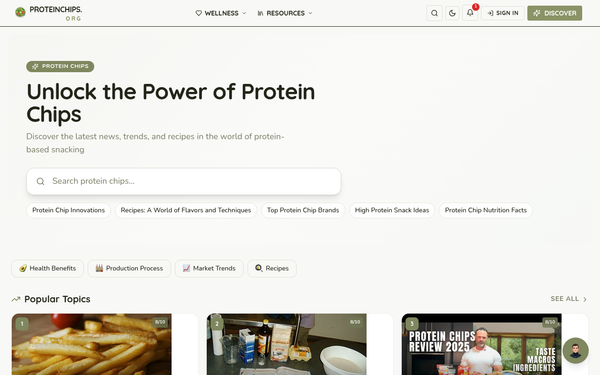 Protein Chips — Exploring the Future of Protein-Based Snacking