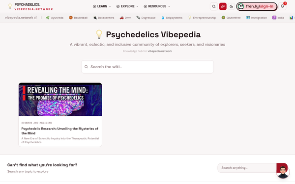 Psychadelics | Your Guide to Psychadelics | Vibepedia.Network
