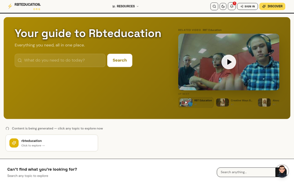 Rbteducation — Your guide to Rbteducation