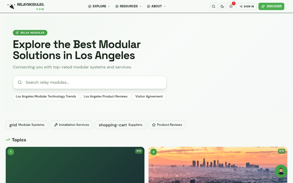 Relay Modules — Vibrant, supportive, and innovative.