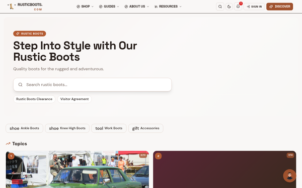 Rustic Boots — Discover Your Perfect Pair of Rustic Boots