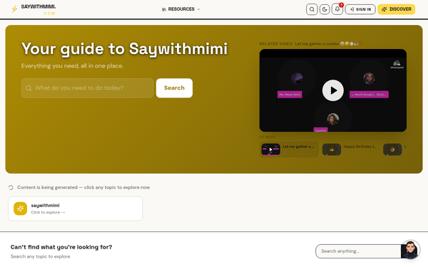 Say With Mimi — Empower your voice, express yourself clearly and confidently.