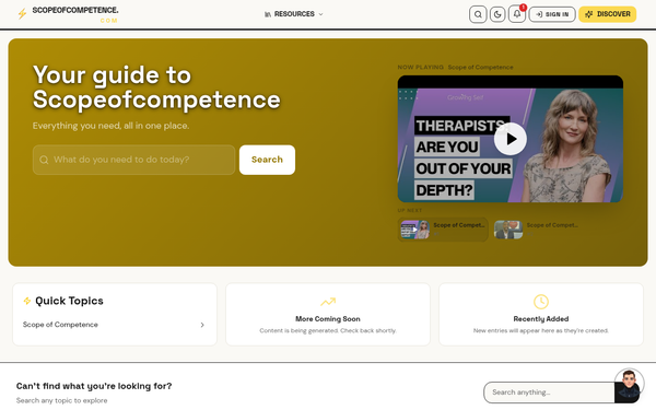 Scope of Competence | Your Guide to Scope of Competence