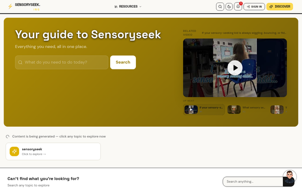 Sensory Seeking | Your Guide to Sensory Seeking