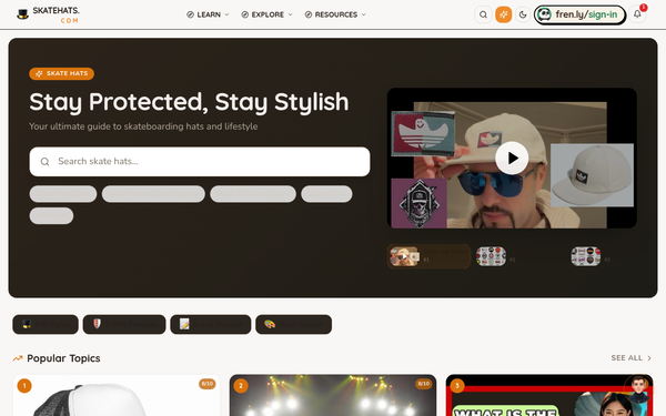 SkateHats - Skateboarding Hats and Lifestyle