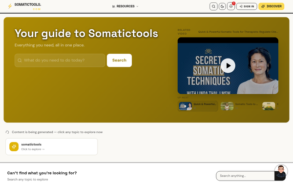 Somatictools — Your guide to Somatictools