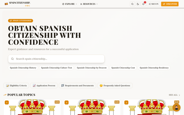 Spain Citizenship — Expert Guidance on Spanish Citizenship