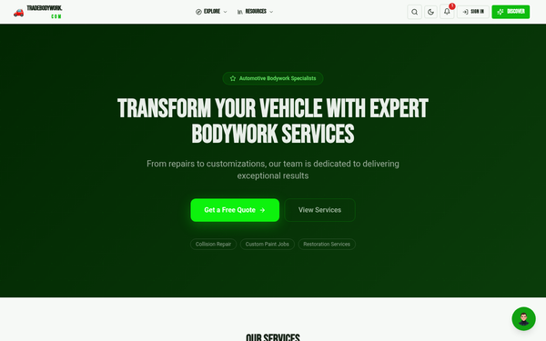 Trade Bodywork — Expert Bodywork Services for Automotive Enthusiasts