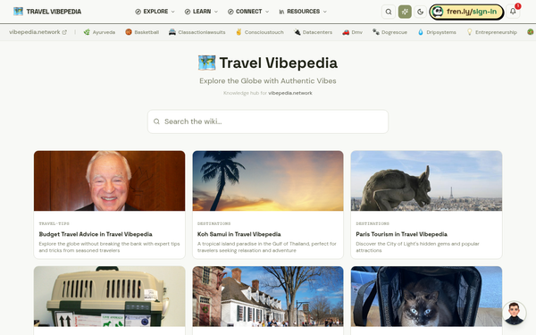 Travel | Your Guide to Travel | Vibepedia.Network