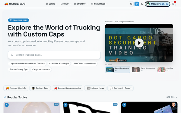 Entries: I | Trucking Caps