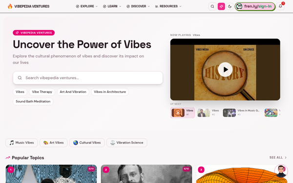 Vibration Science Guides | VibePedia