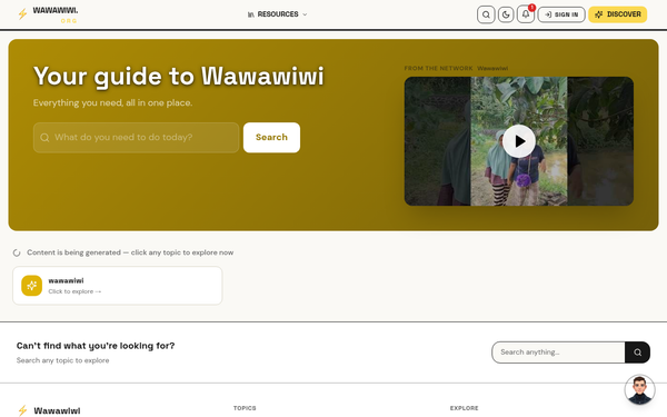 Wawawiwi — Your guide to Wawawiwi