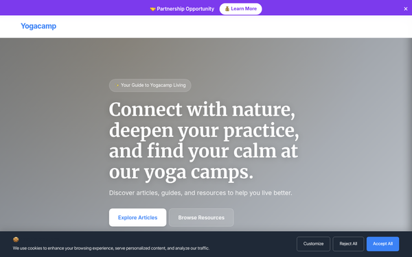 Community Events Guides | Yoga Camp
