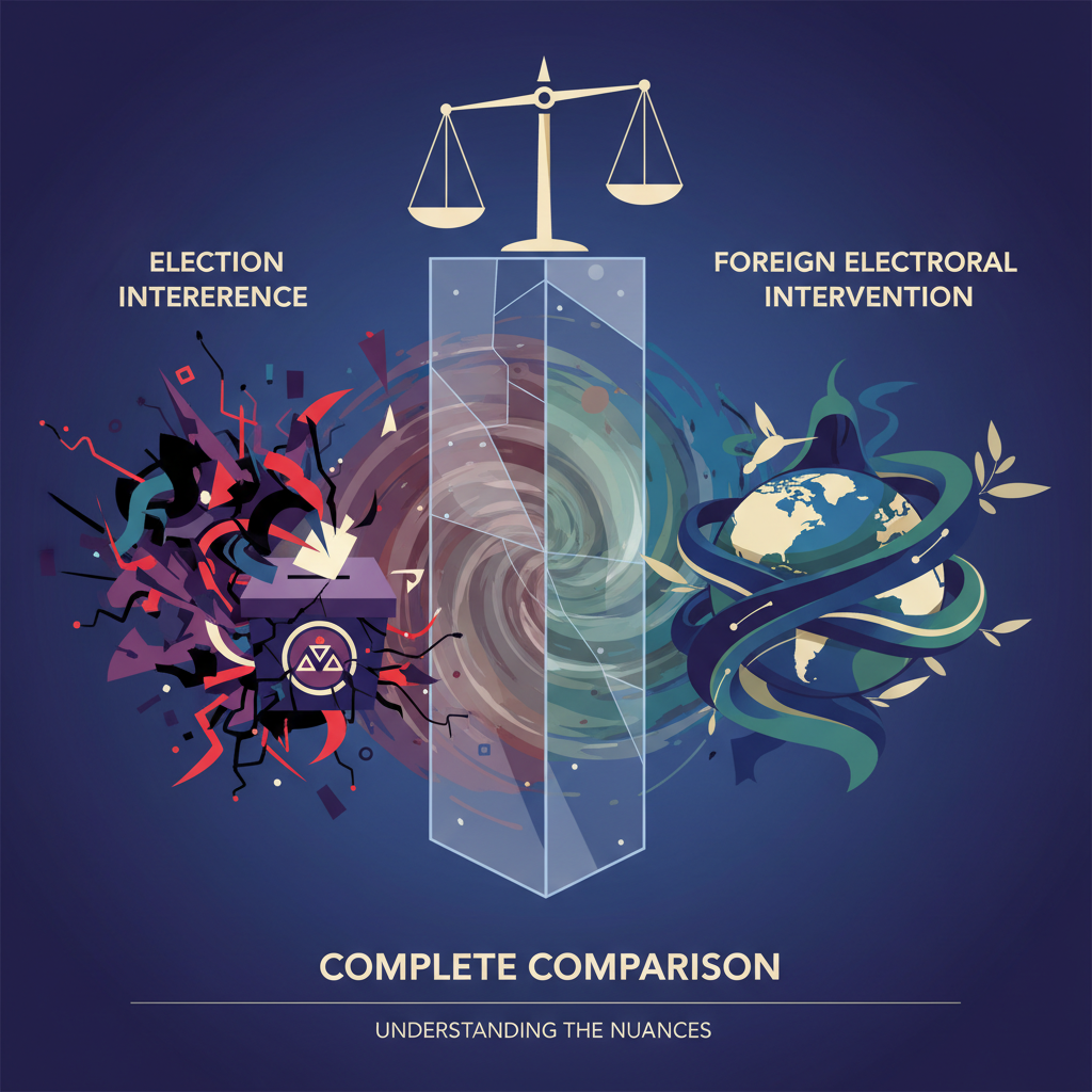 Election Interference vs Foreign Electoral Intervention: Complete