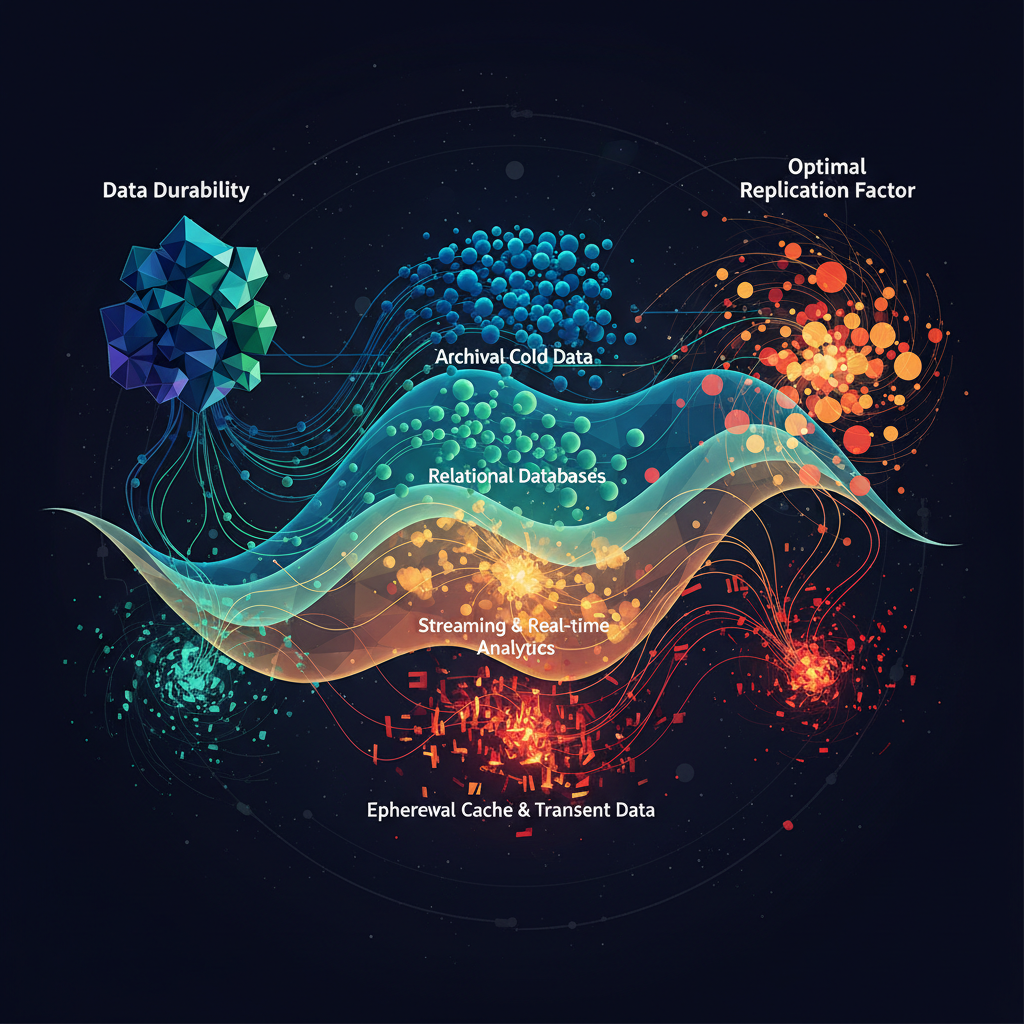 Optimal Replication Factor for Different Types of Data vs Data