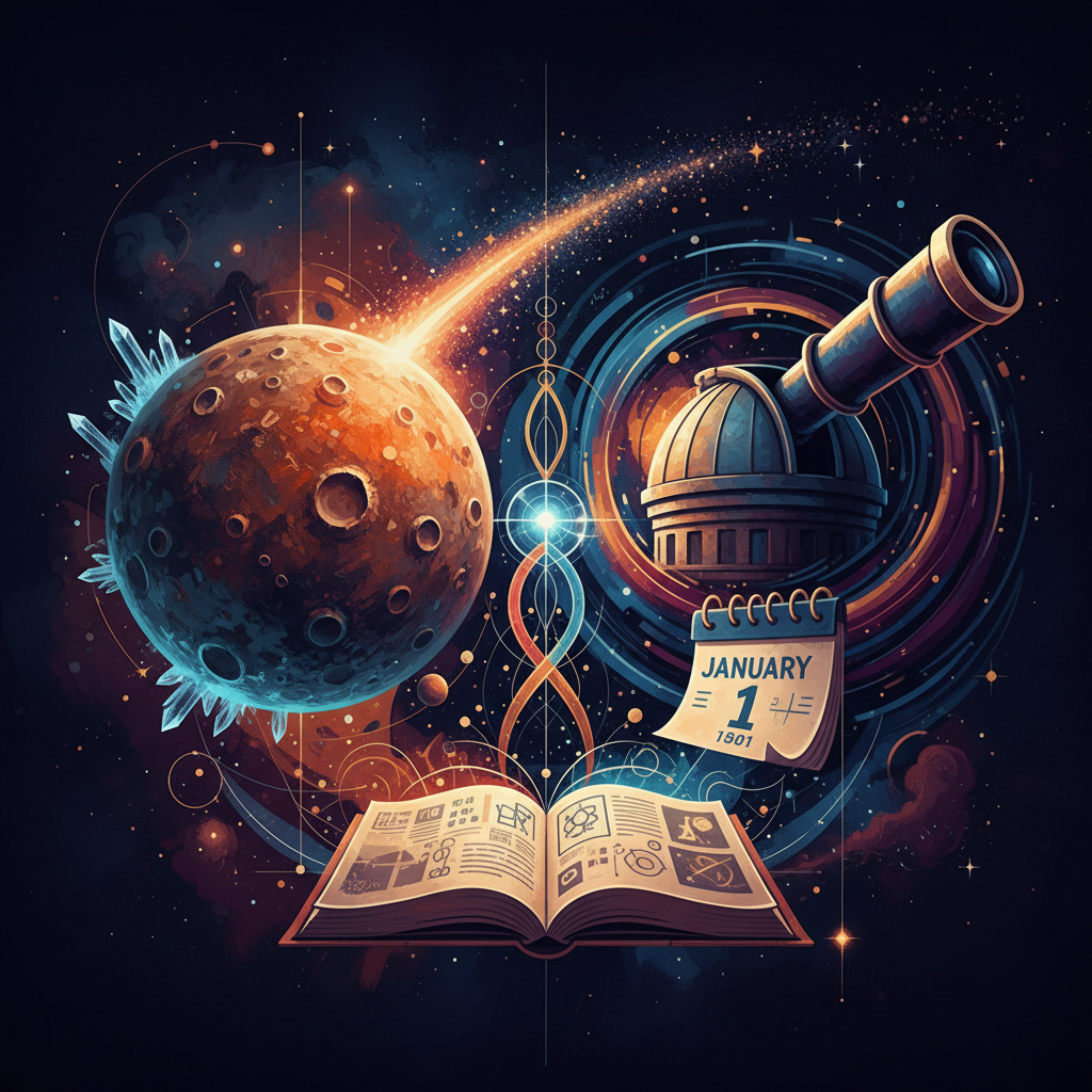 Ceres vs Discovery of Ceres on January 1, 1801 vs Palermo