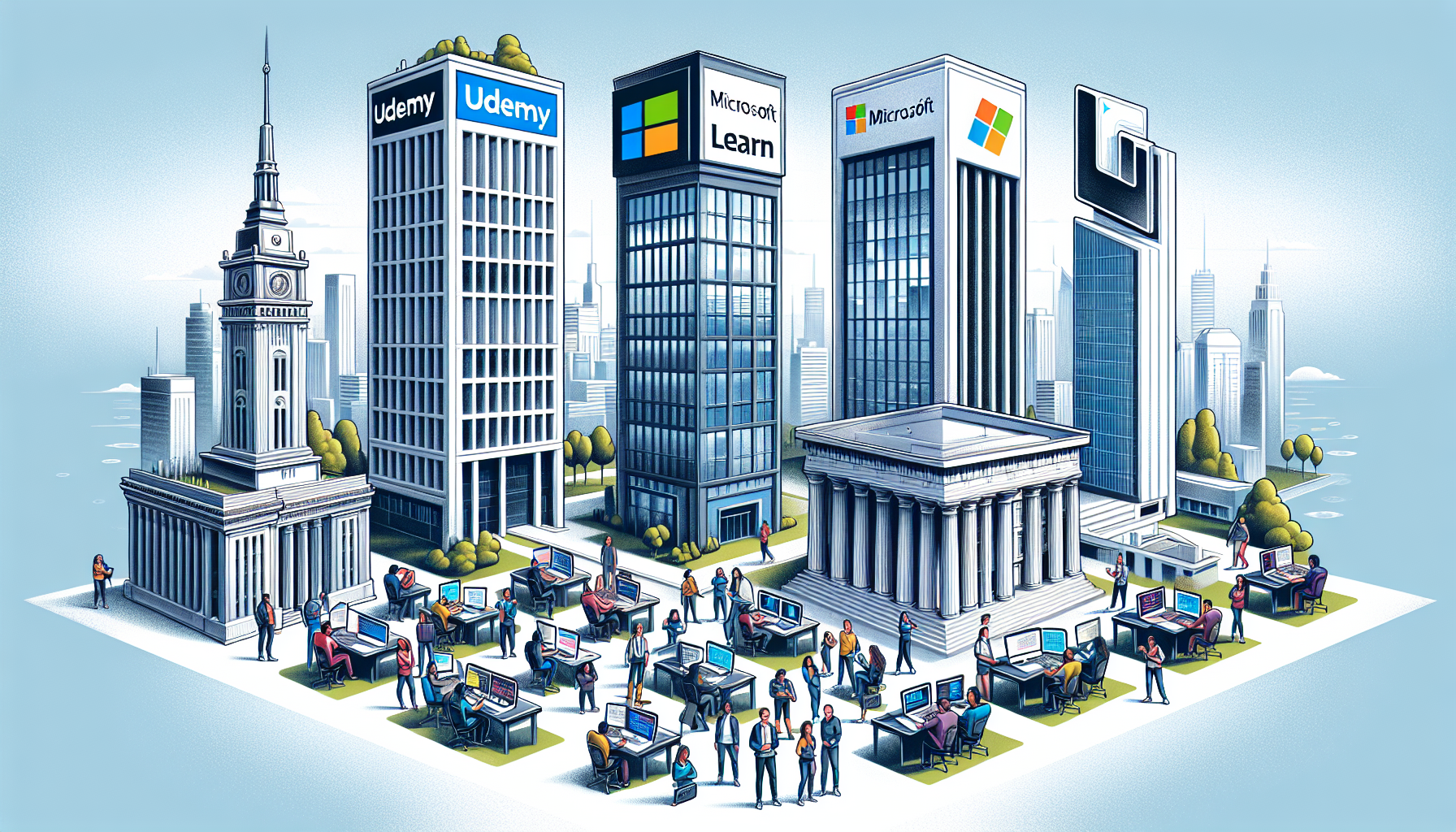 Udemy vs Microsoft Learn vs Pluralsight: Complete Comparison