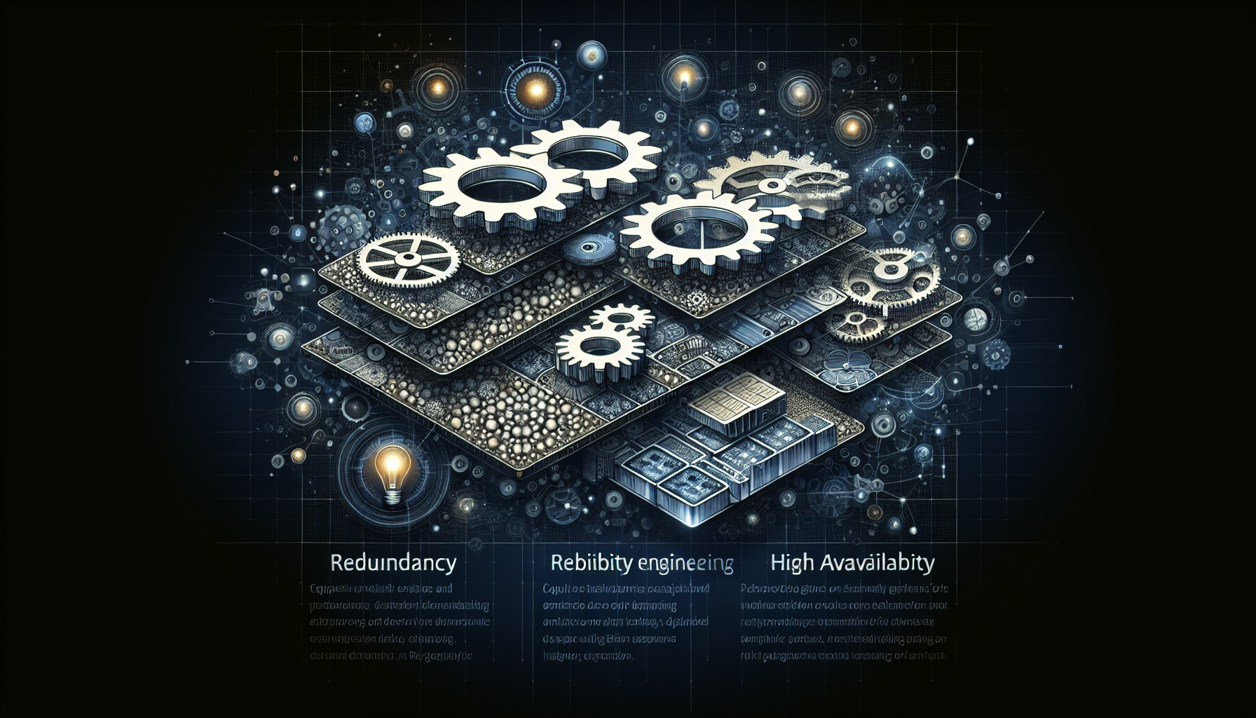 Redundancy vs Reliability Engineering vs High Availability
