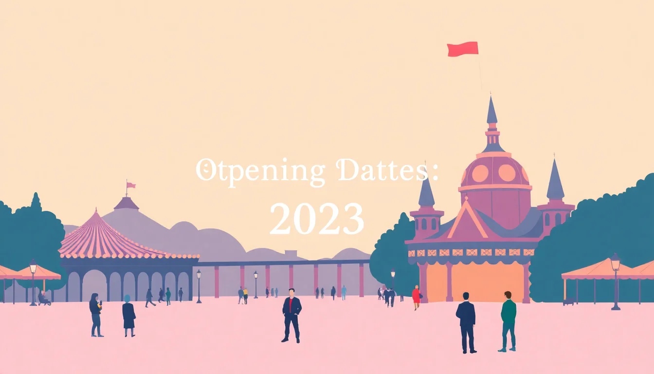 Attraction Opening Dates 2023 | Opening Dates