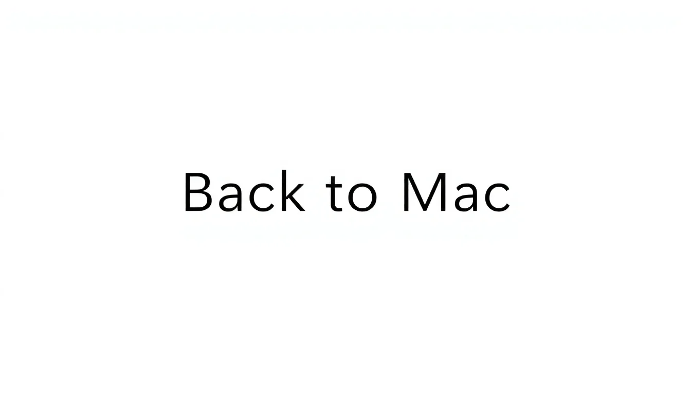 Back to Mac | Vibepedia