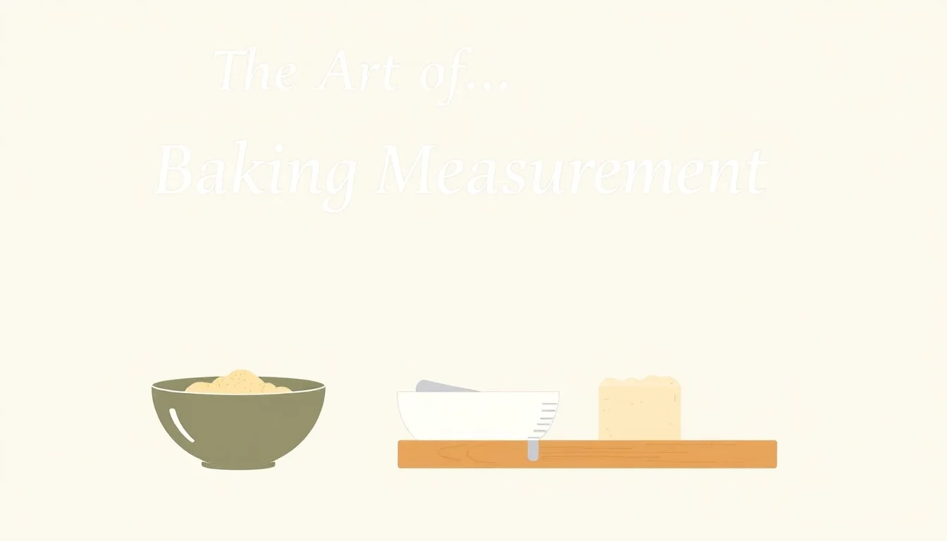 The Art of Baking Measurements | Vibepedia