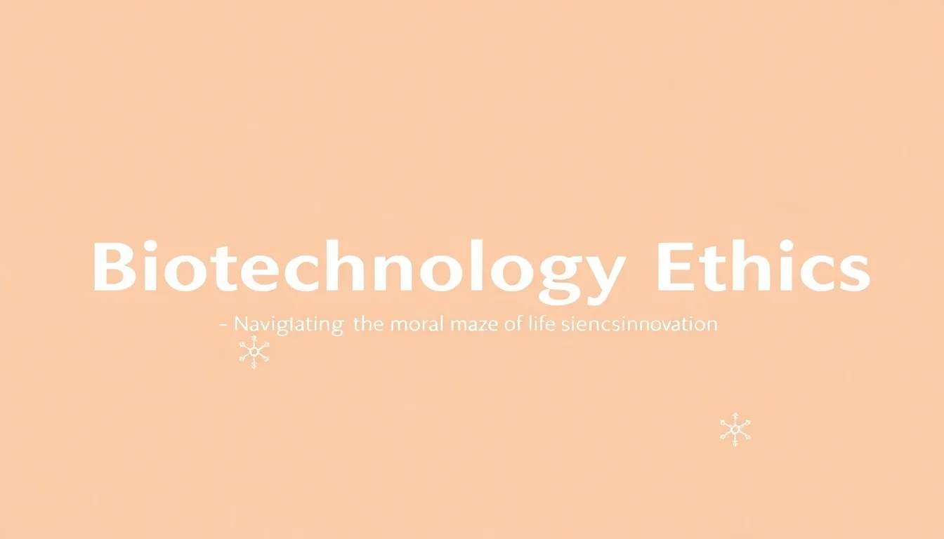 Biotechnology Ethics | Vibepedia