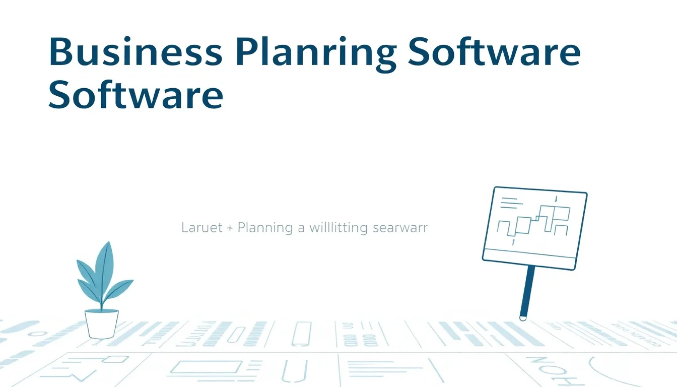 Business Planning Software: Navigating the Digital Blueprint