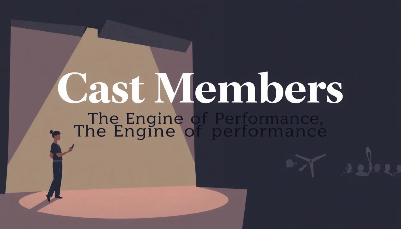 Cast Members: The Engine of Performance | Vibepedia