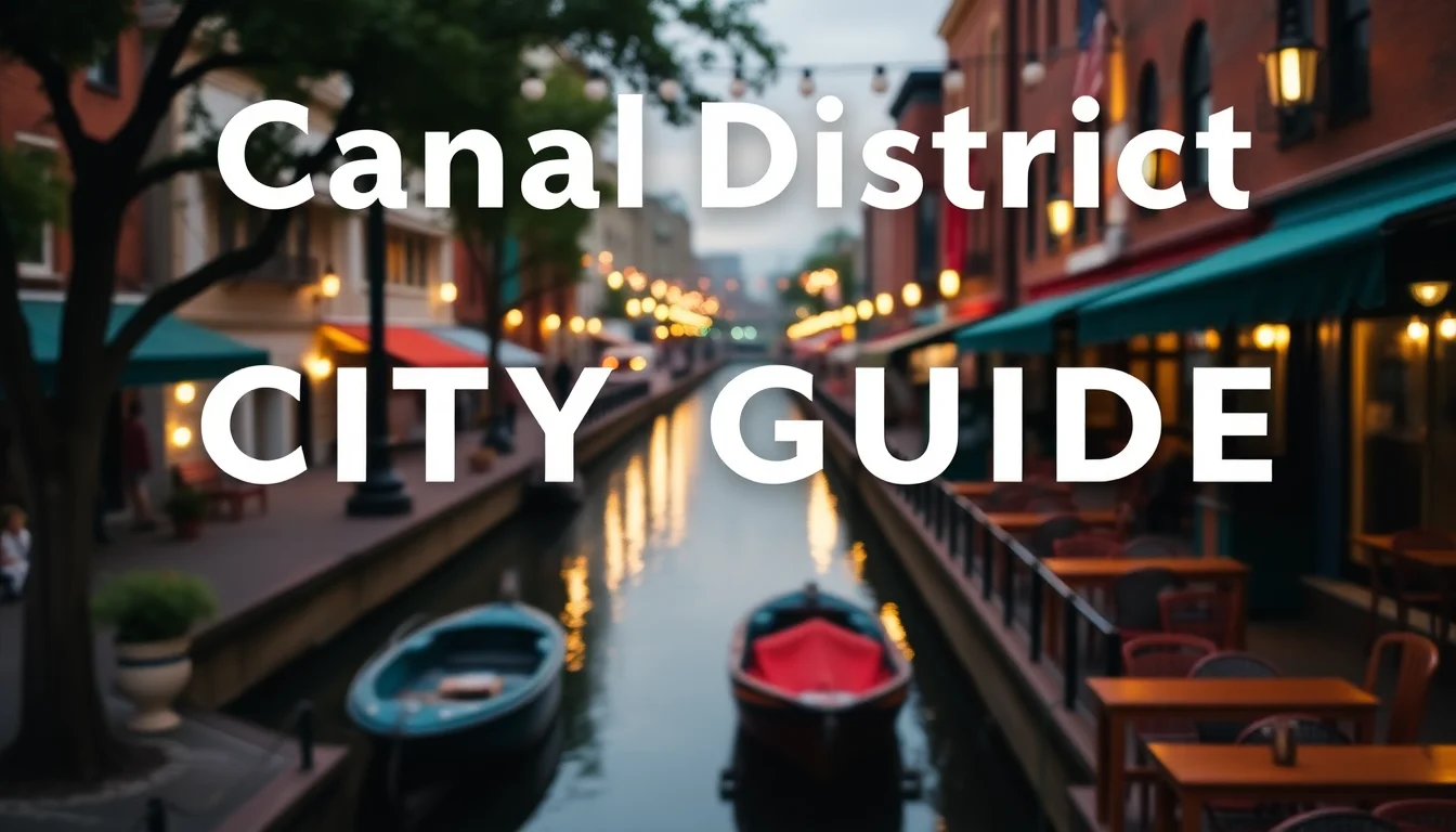 Canal District City Guide | Vibepedia