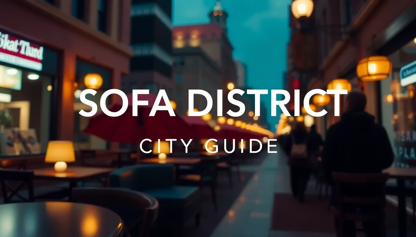 Sofa District City Guide | Vibepedia