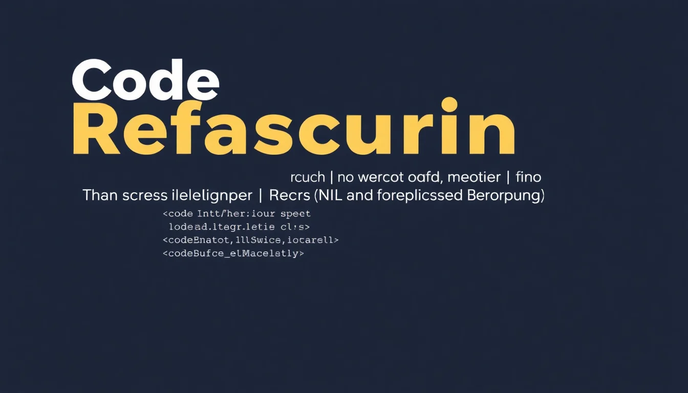 Code Refactoring: The Art of Internal Improvement | Vibepedia