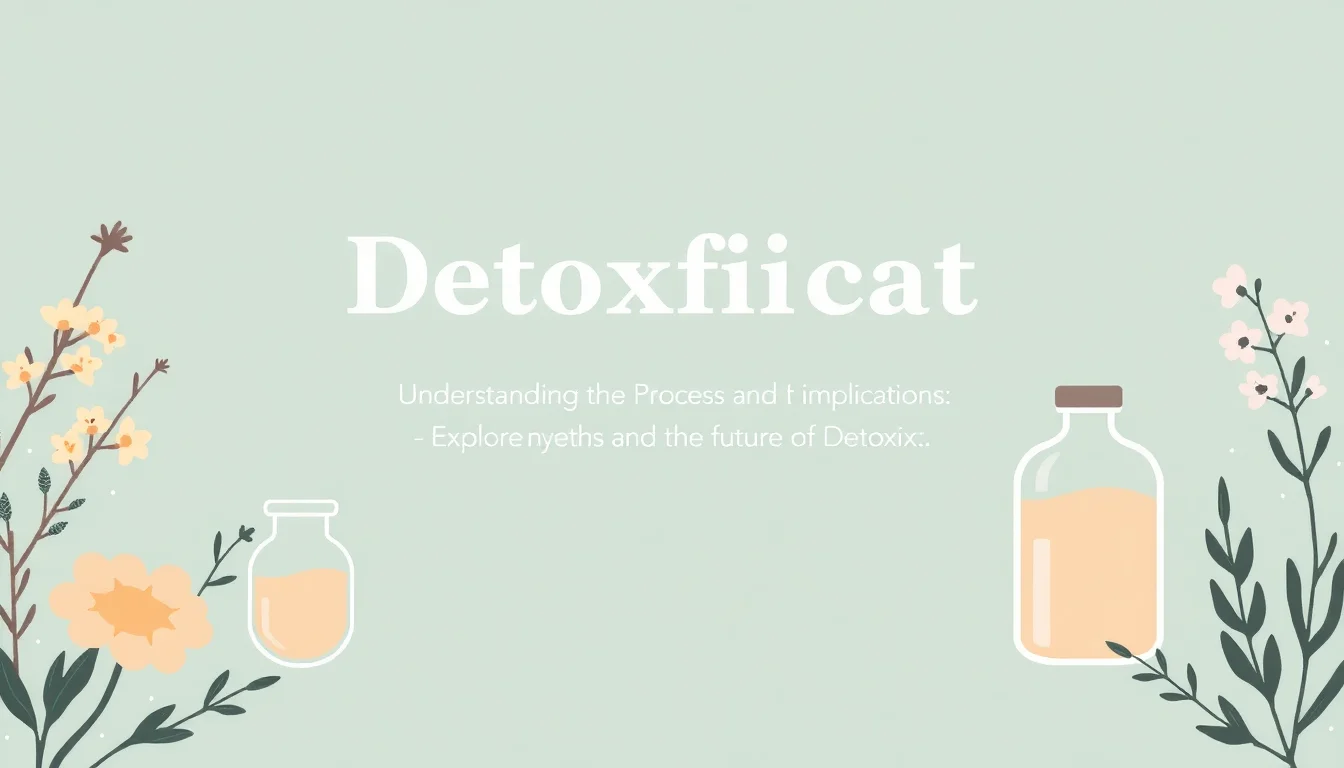 Detoxification: Understanding the Process and Its Implications