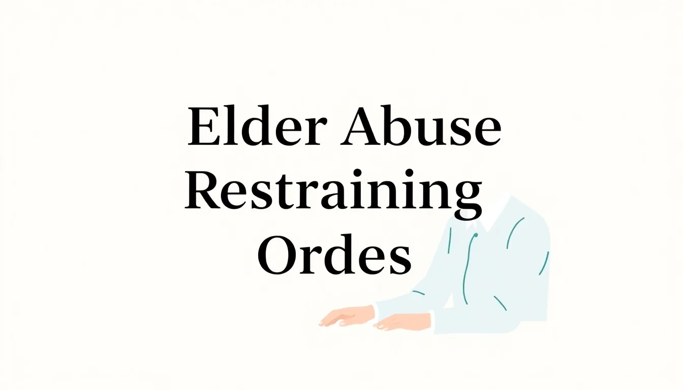 Elder Abuse Restraining Orders | Mimi Bebe