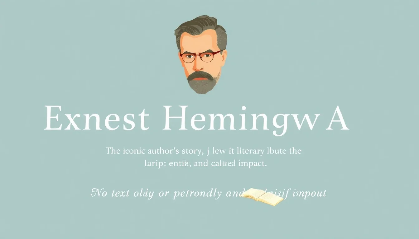 Ernest Hemingway: The Iconic Author's Enduring Legacy